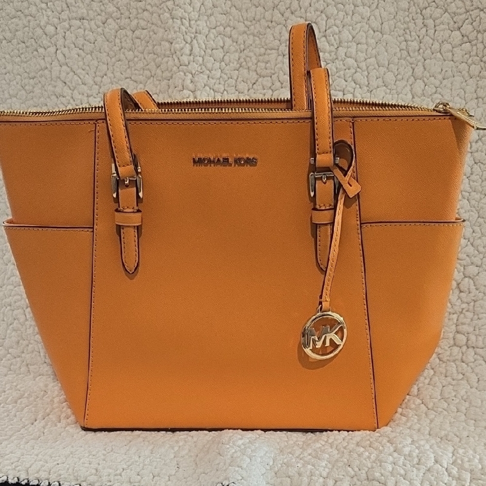 Michael Kors Orange Tote Bag (New Without Tag)